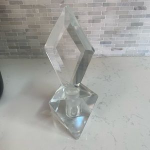 Vintage glass perfume bottle.